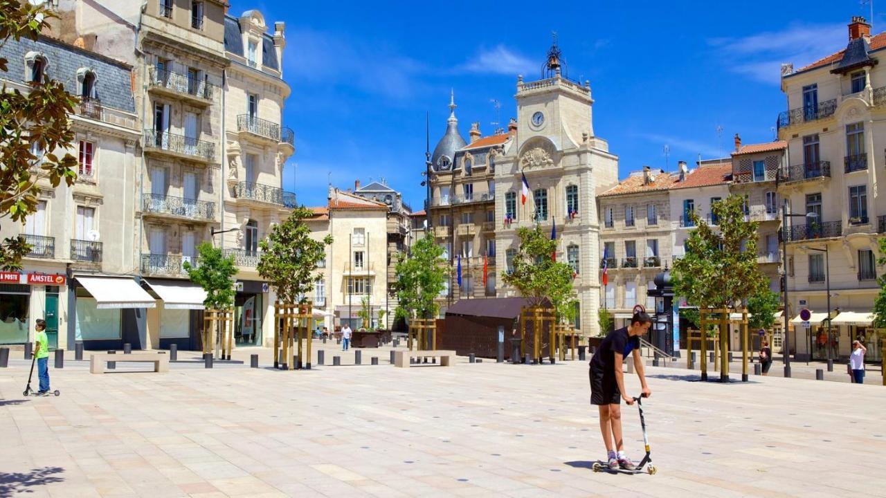 "La Cle Des Champs"-Meuble De Tourisme 3 Etoiles -Residence "Les Logis De Beziers"-Garage Optionnel-Coeur De Ville-Plages A 16Km ! Ngoại thất bức ảnh